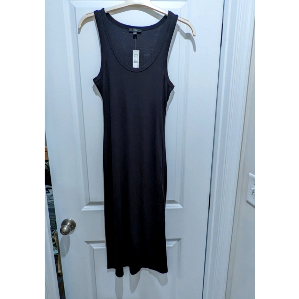 J. Crew side ruched midi dress NEVER WORN